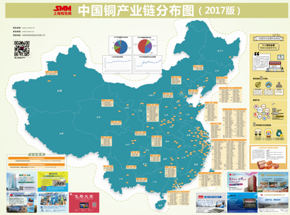 7家名企成功拿下首批《2018年中国铜产业链分布图》图片