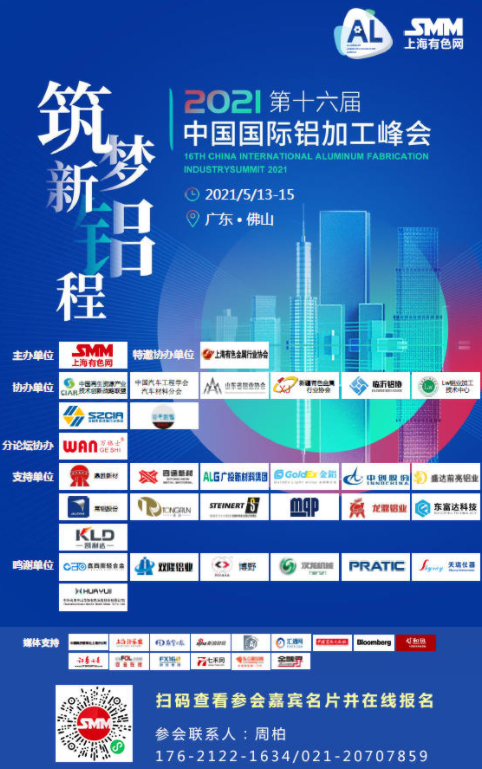 【SMM金属早餐】硫酸价格突飞猛涨 4月铜冶炼亏损有望进一步收窄*LME铜现货期货结构收窄至平水附近 Contango结构可期待*拜登政府推进2万亿基建计划诱惑多头 期铜4月有望维持高位运行*南方线缆市场已现消费“小阳春” 北方市场表现如何？*2021年1-2月铝车轮出口16.61万吨 美日墨三国稳居前三*铅蓄电池进入传统淡季 企业周度开工率延续小降