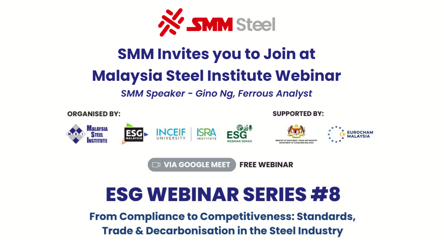 Free Webinar - Malaysia Steel Institute ESG Webinar #8
