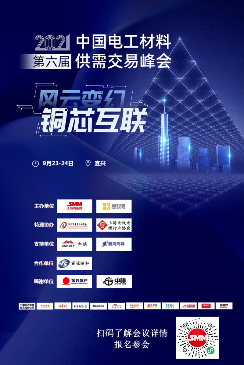 【SMM分析：8月铜板带箔开工率维稳增长 料9月旺季不旺】据SMM调研数据显示，8月份铜板带箔企业整体开工率为86.39%，同比上升17.07个百分点，环比1.43上升个百分点。8月份板带箔开工率再次显现出淡季不淡的市场行情......
