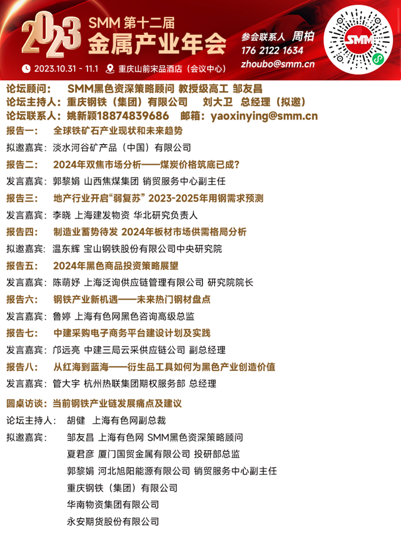 【SMM钢材航运：上周中国出口总量环比增加22%】SMM全国港口钢材发运总量为666.74万吨，环比下降31.35万吨，降幅4%。其中北方六大港口（京唐港、曹妃甸、鲅鱼圈、天津新港、黄骅港、锦州港）发运总量为250.51万吨，环比上升22.85万吨，占发运总量的38%。华东三大港口（上海港、张家港、岚北港）发运总量为46.47万吨，环比下降11.82万吨，占发运总量的7%。华南两大港口（湛江港、防城港）发运总量为33.28万吨，环比下降31.75万吨，占发运总量的5%。