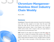 SMM China Chromium-Manganese-Stainless steel industry chain weekly