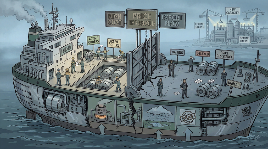 【SMM分析】印尼304不锈钢冲破 2000 美元：价格疯长，但需求是真的吗？