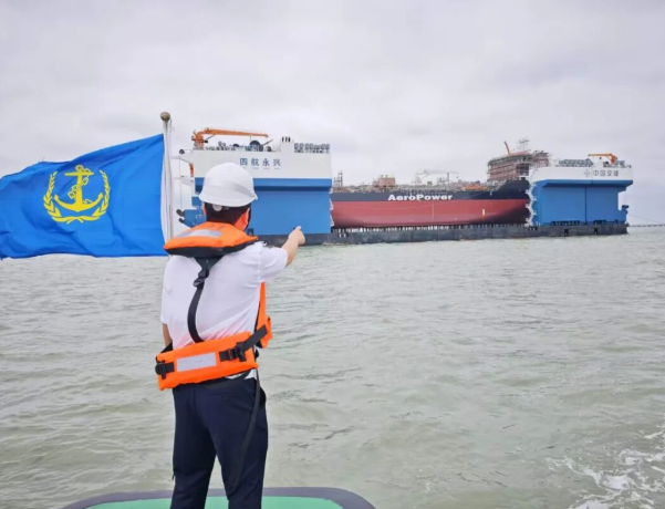 绿色航运再添新载体！南通沿海首艘甲醇双燃料高端化学品船成功下水
