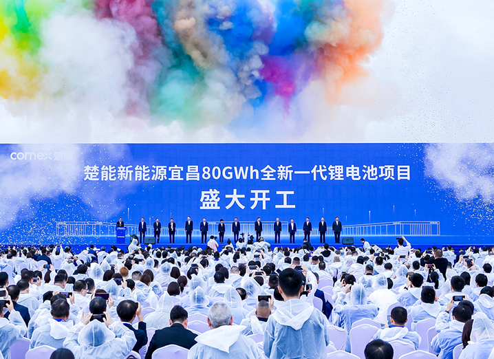 楚能双响炮！588Ah储能电池刷新行业极限，80GWh新基地剑指全球锂电高地