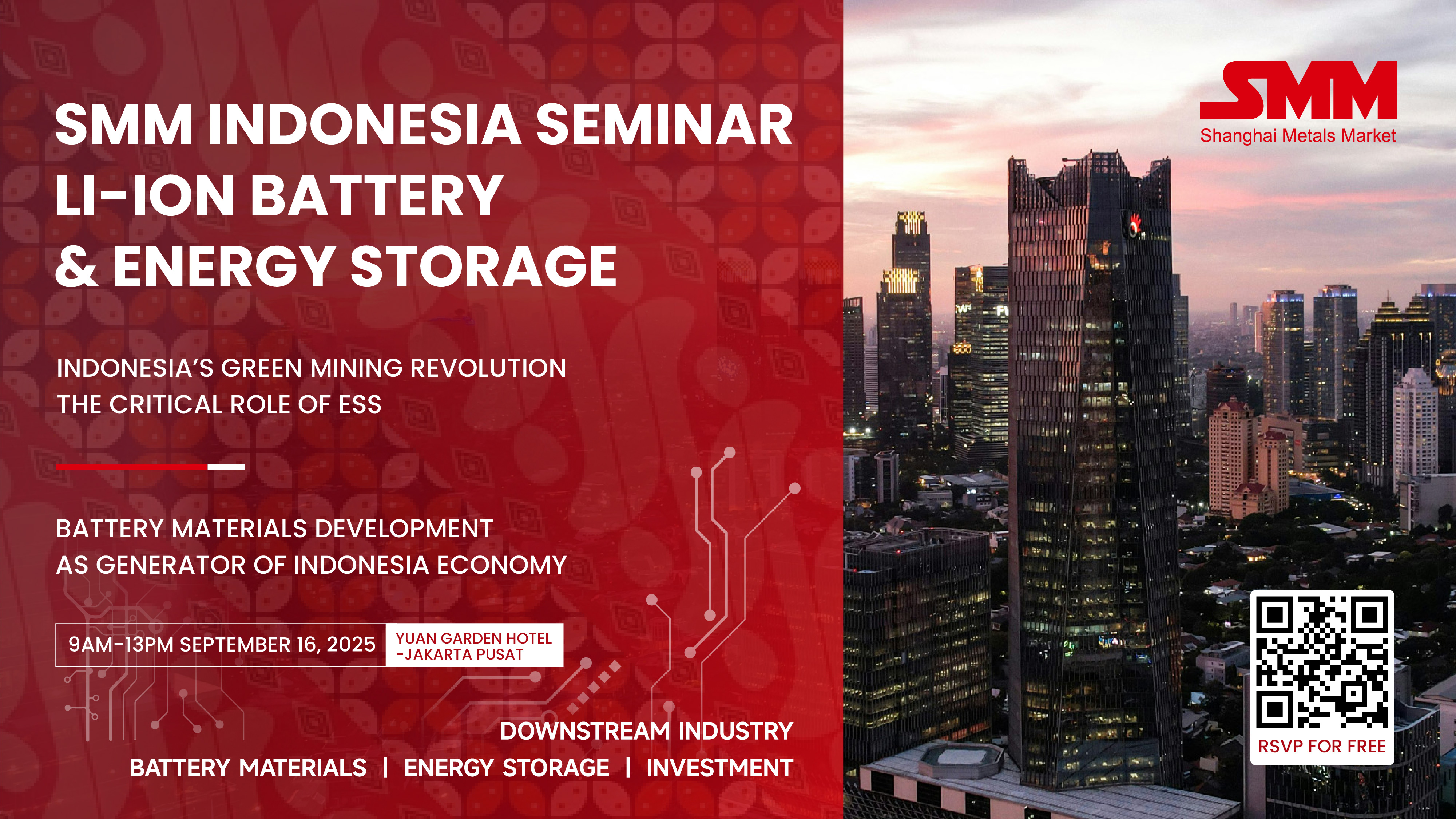 SMM Indonesia Seminar: Li-ion Battery & Energy Storage