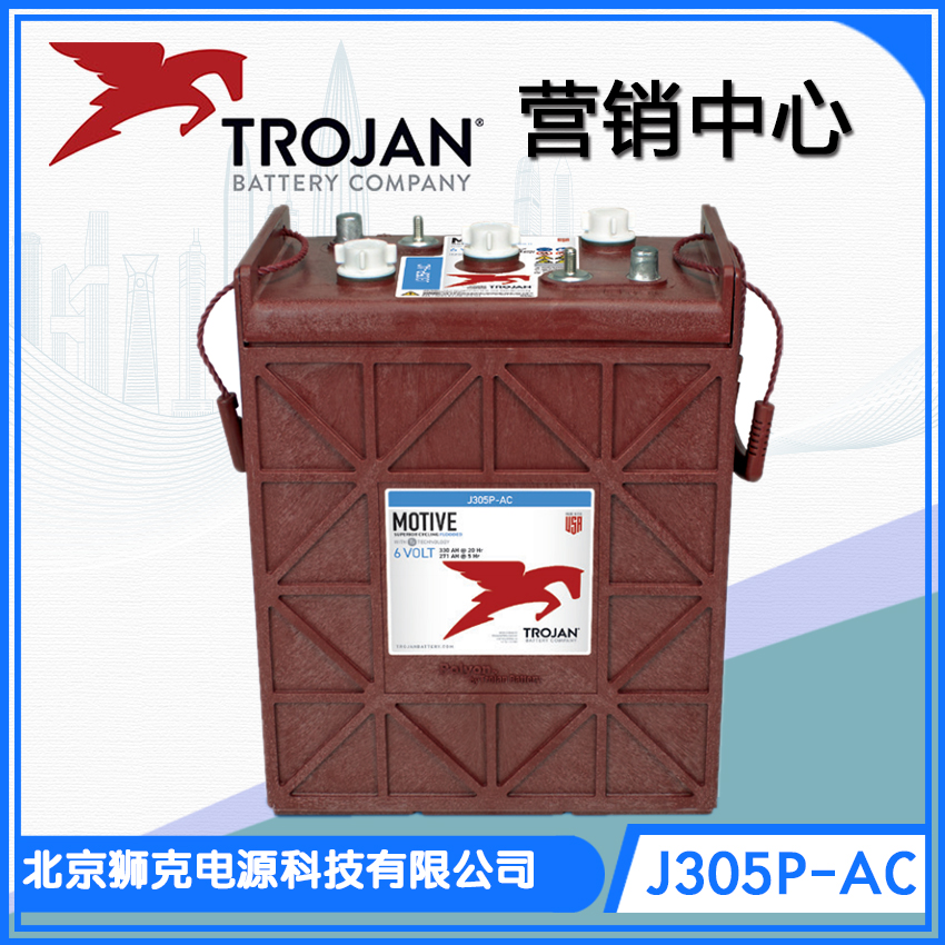 Trojan蓄电池 邱健T-105 6V225AH 深循环铅酸电池(T-105)