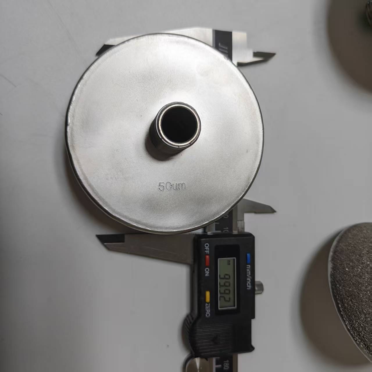 钛蘑菇头曝气头臭氧发生器配件 金属钛合金曝气头 曝气均匀