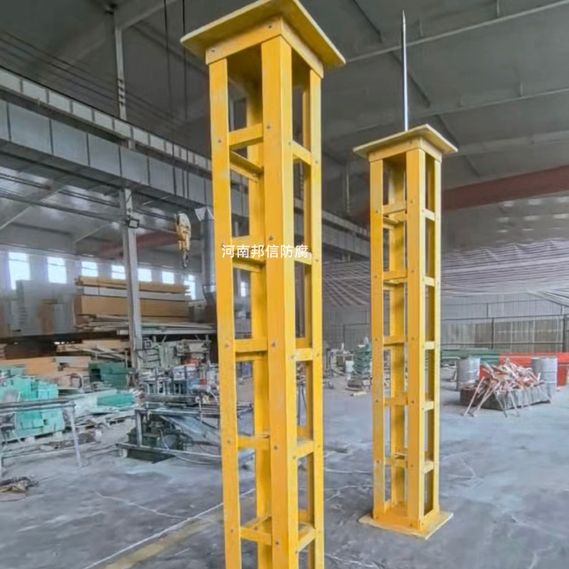 5米机场用易折易碎杆玻璃纤维避雷针 12米机场VHF天线易折杆