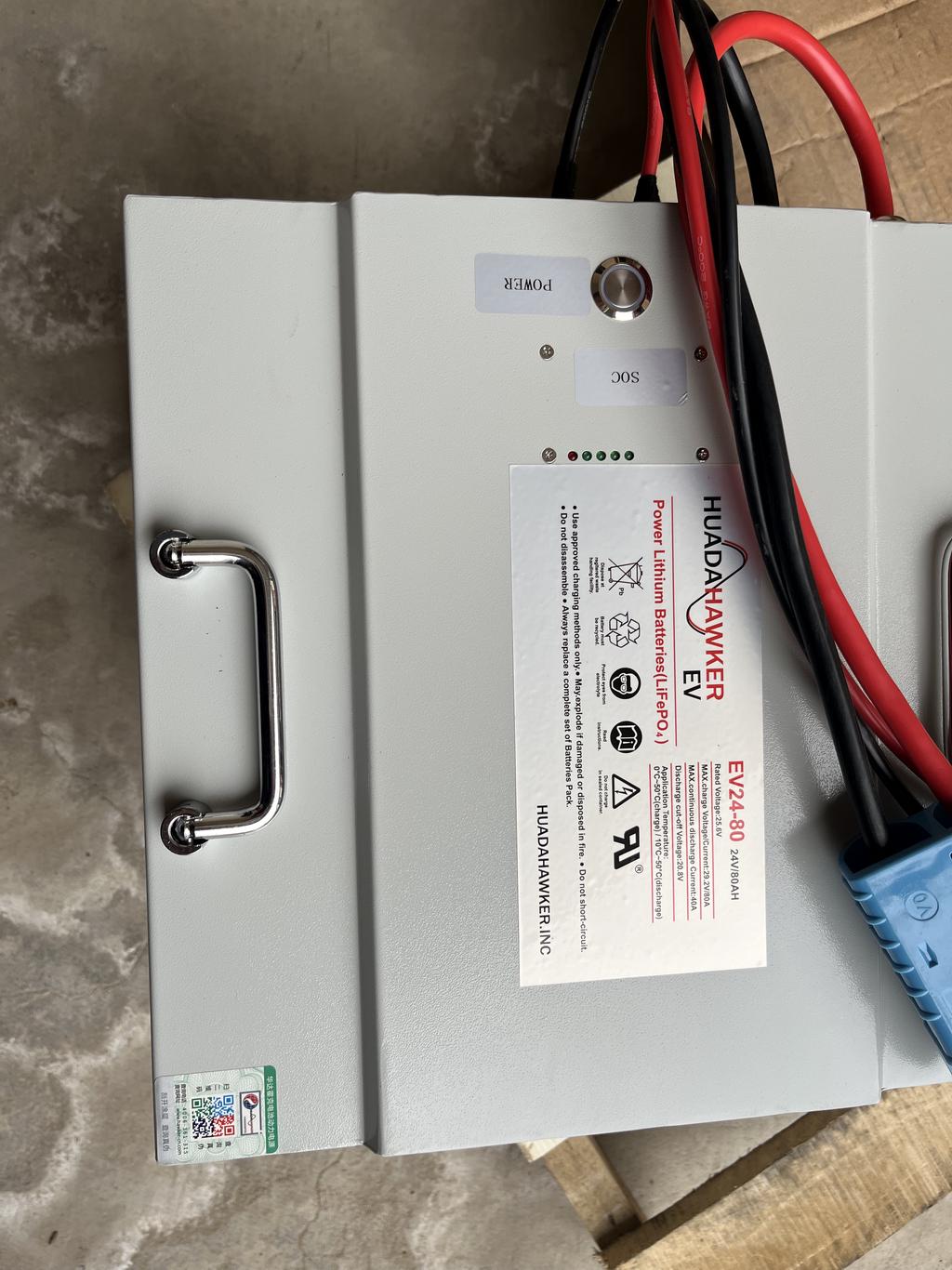 霍克Safe AGV锂电池EV48-160磷酸铁锂免维护电池 48V160AH 锂电池