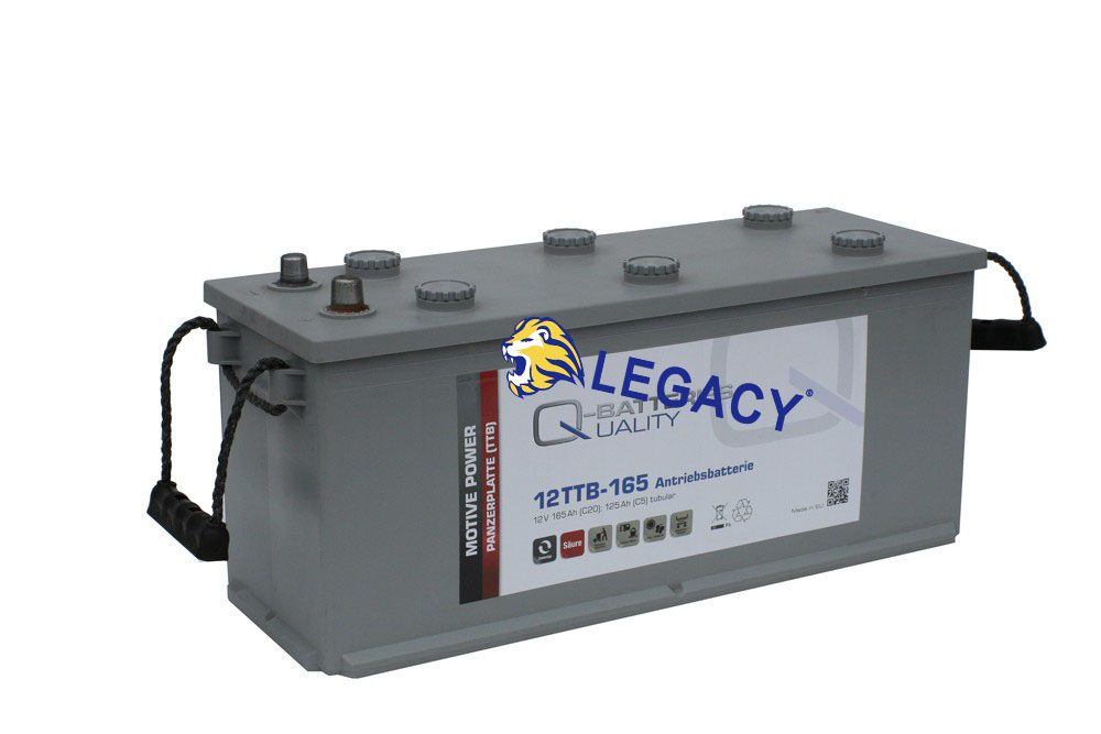 Q-Batteries蓄电池 12TTB-165 12V 165Ah 自动导引车AGV牵引电池