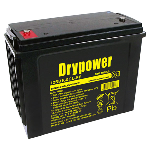 美国DRYPOWER蓄电池12SB130CL 12V130AH工业储能UPS电池原装进口