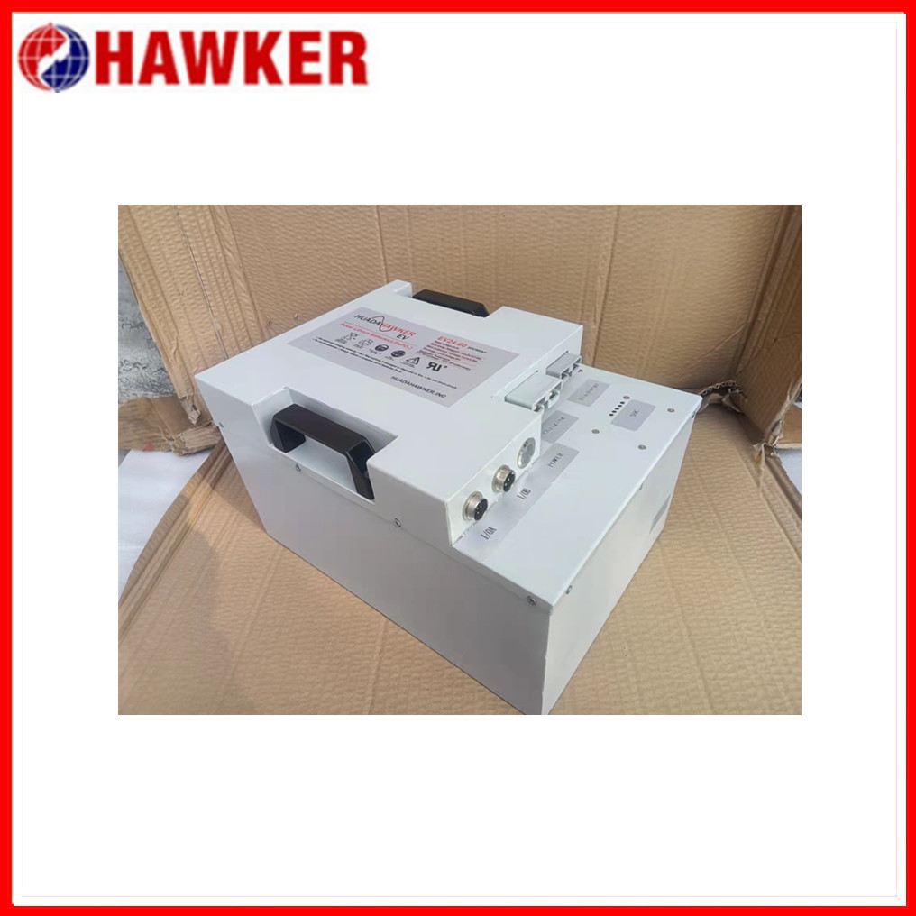 HAWKER霍克磷酸铁锂电池EV24-60搬运车AGV小车24V60AH原装全新