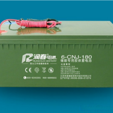 江苏润春 6-CNJ-200 12V200AH 蓄电池 太阳能板储能电源 原装全新