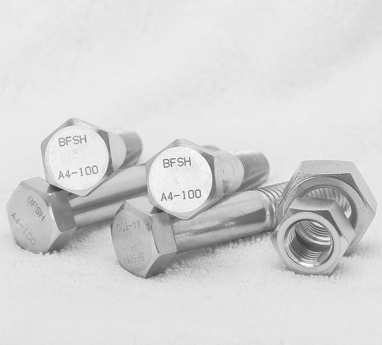 316L材质 A4-100外六角高强度螺栓 DIN933全牙螺丝螺钉M3-M120规格齐全 可定制