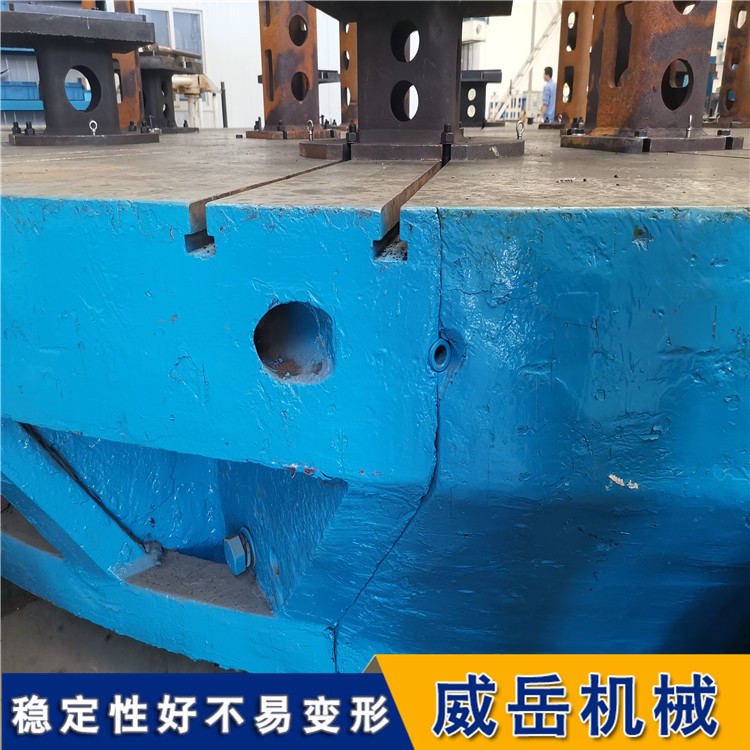 泊头铸造圆形铸铁平台 源头厂家直销 支持图纸定制 