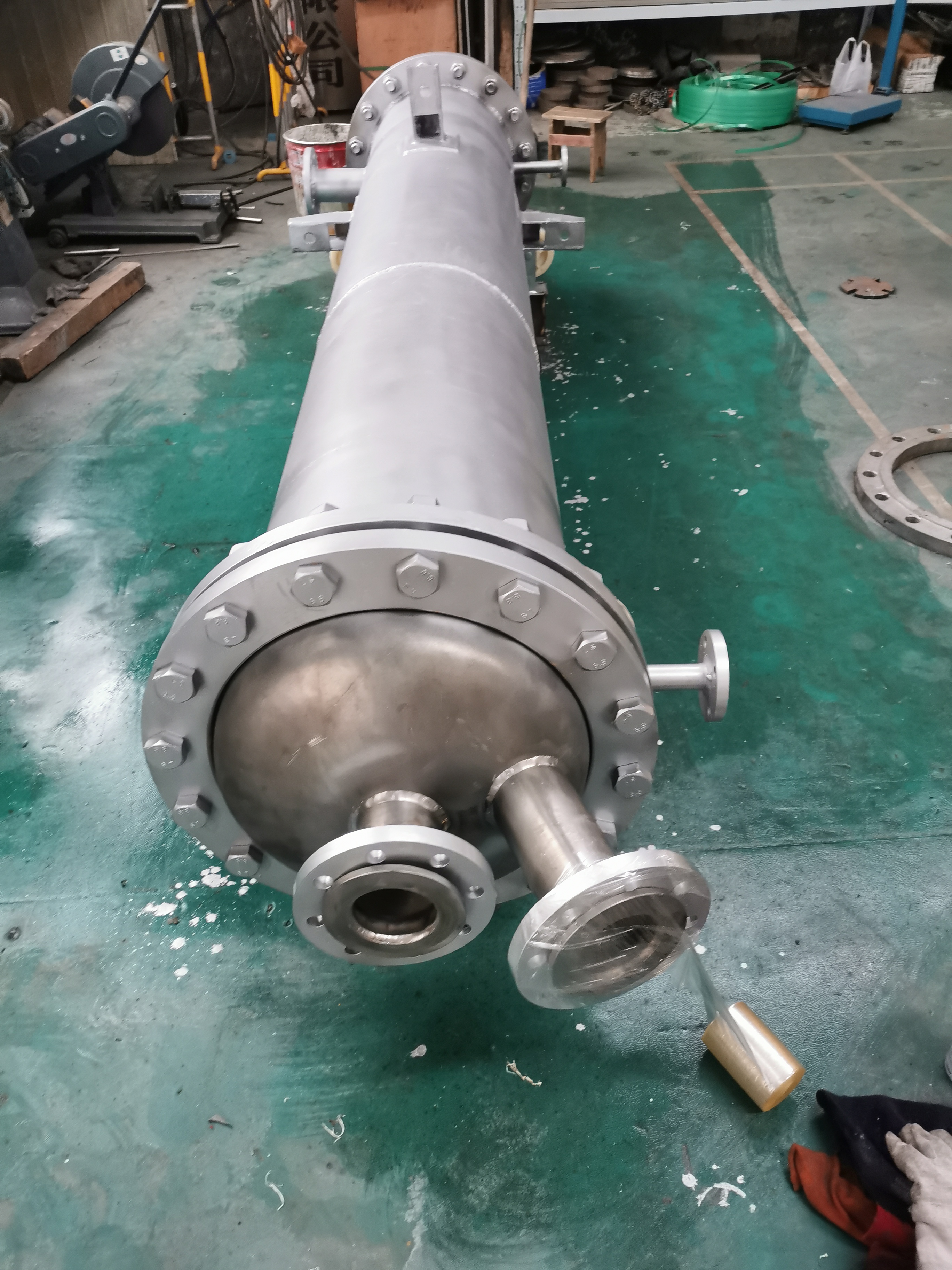 欣旺腾加工定制TA2钛合金罐体设备  钛合金换热器  来图定制管式换热设备