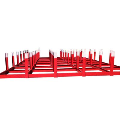 建筑工地钢筋放置架 原材料堆放架 定型化钢筋摆放架放架