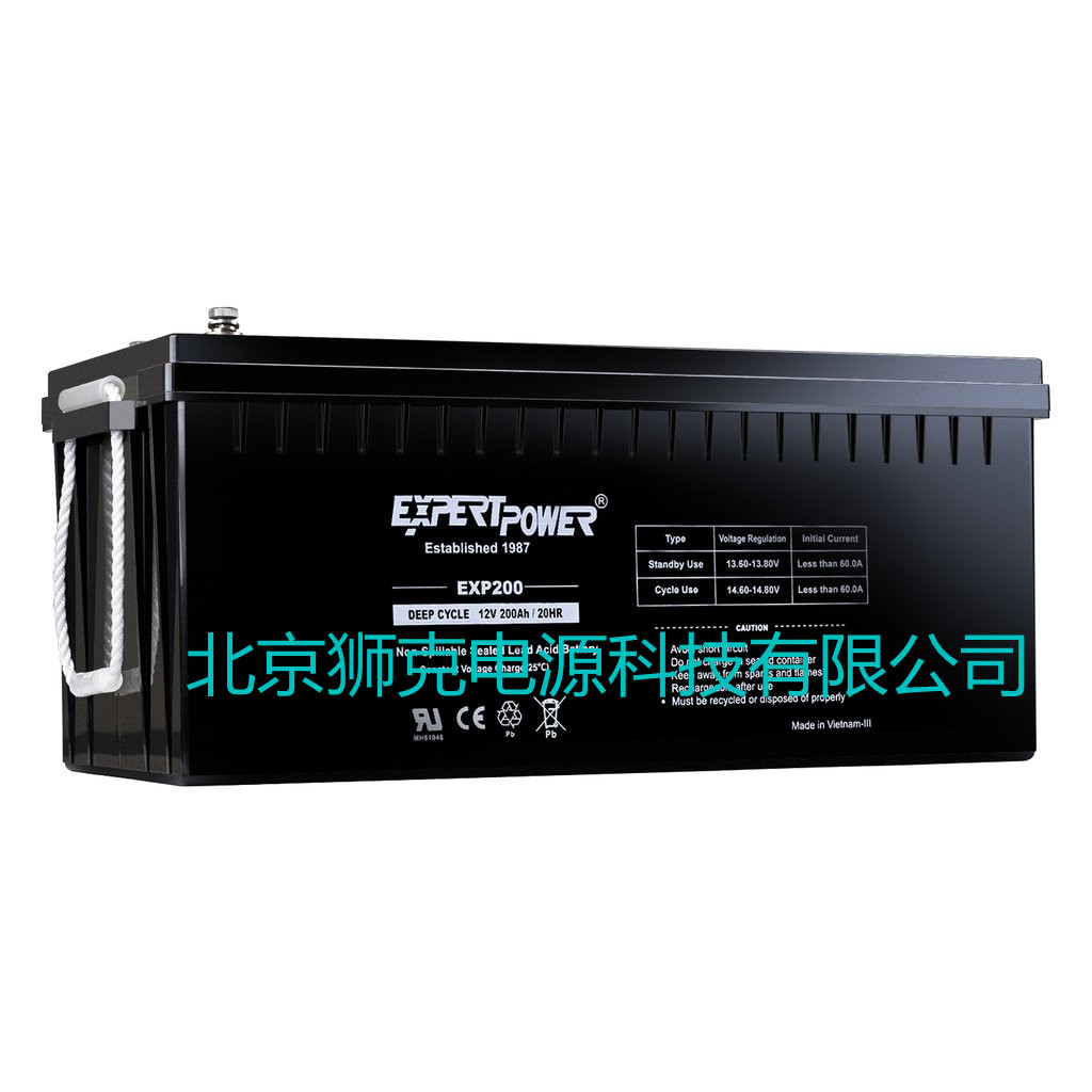 德国ExpertPower蓄电池EXP200  12V200AH深循环铅酸电池