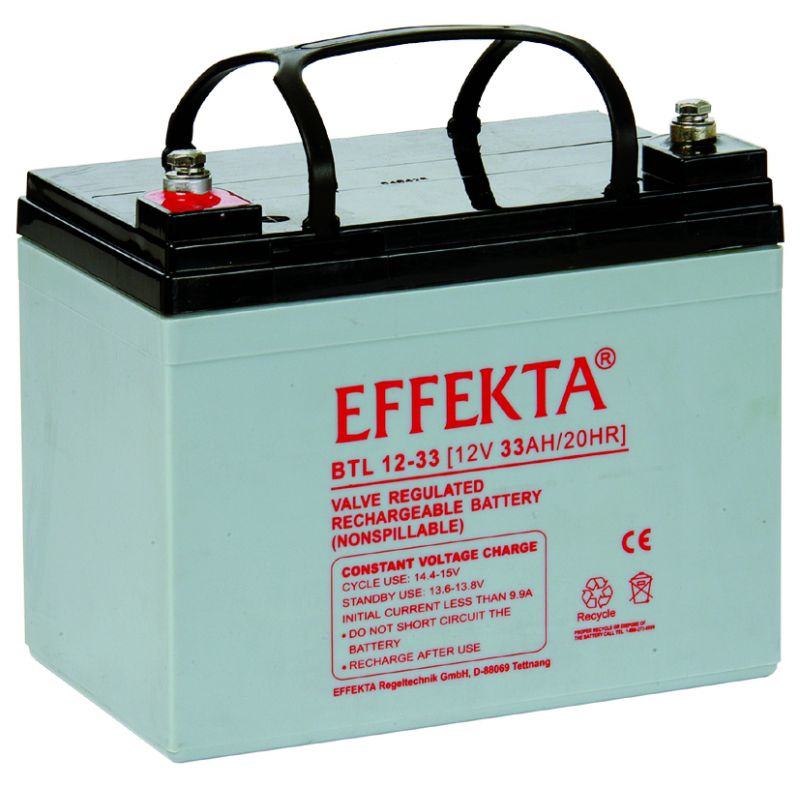EFFEKTA蓄电池BTL12-33阀控式密封12V33AH直流屏UPS/EPS电源