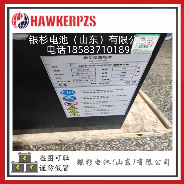 5HPzS625蓄电池组适配EFG218永恒力1.8吨电动叉车电池48V625Ah
