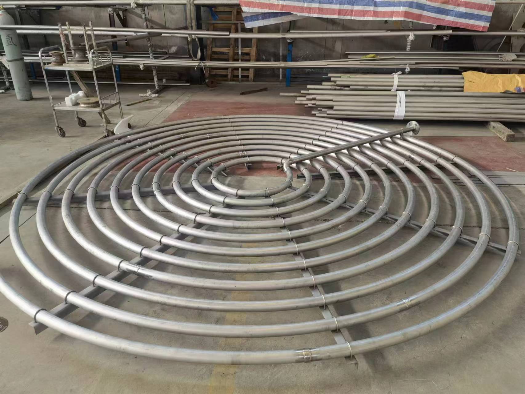 欣旺腾加工TA2钛合金无缝盘管  高精密度化工钛盘管 来图定制钛盘管