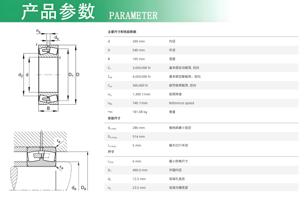 FAG调心滚子轴承22352-BEA-XL-MB1 水泥轴承 中亚HRM1500立磨