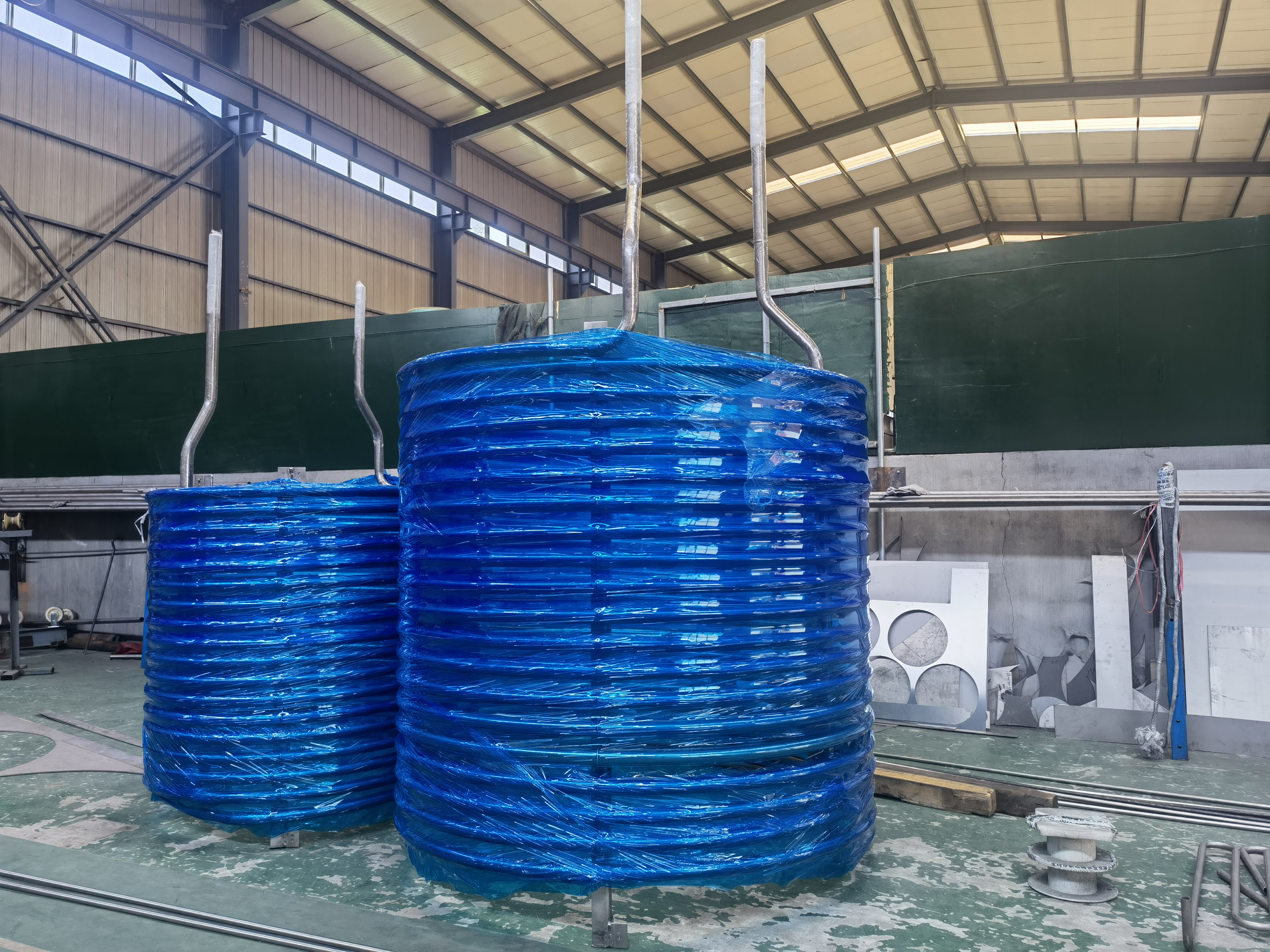 欣旺腾加工定制TA2钛合金无缝钛盘管  化工换热钛盘管   加热钛合金盘管