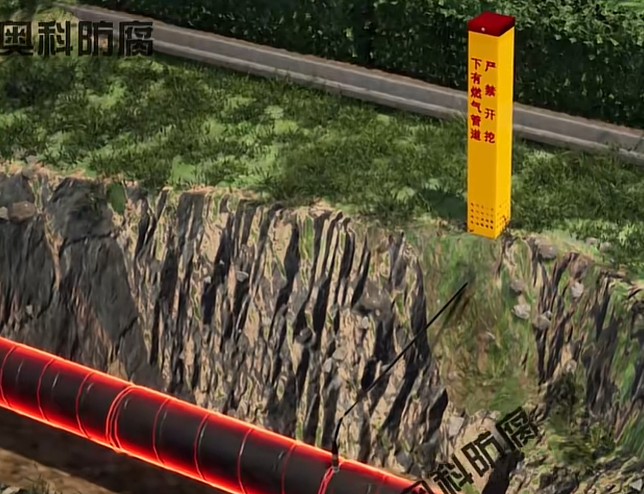 奥科智能燃气标识桩：科技筑牢燃气管网安全防线