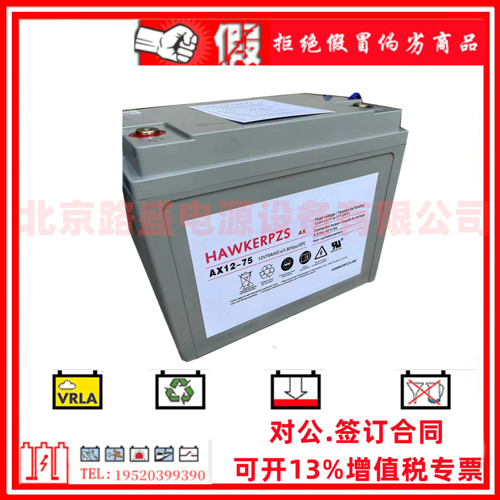 霍克HAWKER动力AGVSafe电源AX12-45免维护12V45AH直流屏AGV小车用