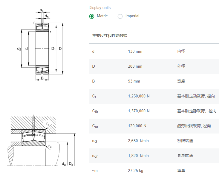 FAG调心滚子轴承22326E1 SEW减速机