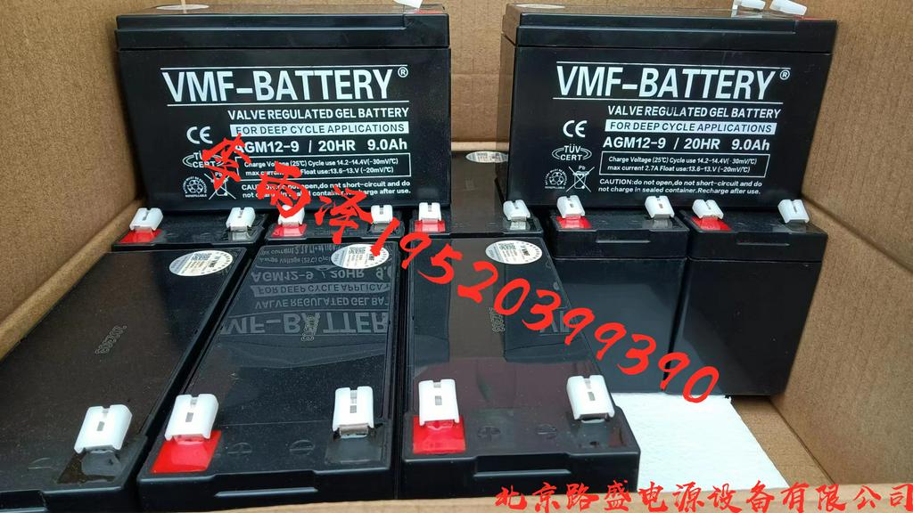 德国VMF铅酸电池AGM100免维护可配套UPS电源12V100AH原装全新