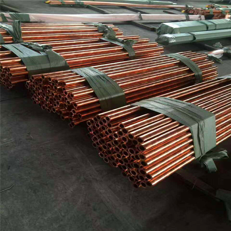 T2薄壁紫铜管空调制冷铜管C1100纯铜空心管无铅折弯铜软管