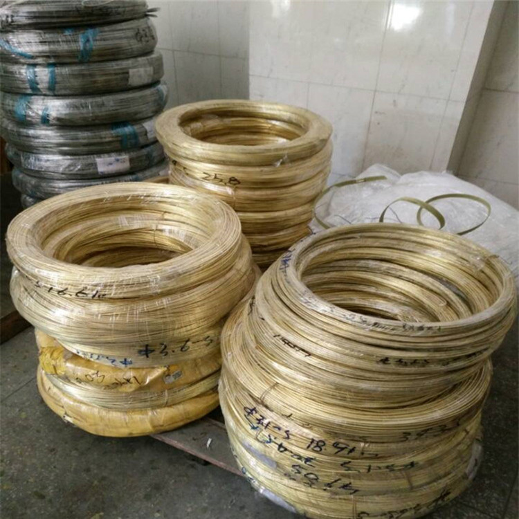 黄铜线h62h65黄铜线黄铜线调直黄铜丝h59黄铜扁线扁黄铜线