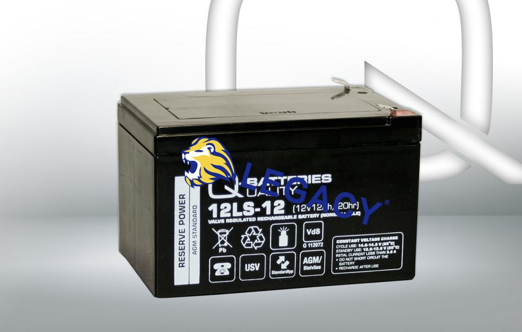 供应德国Q-Batteries蓄电池 12LS-12 12V12AH AGM VRLA电池