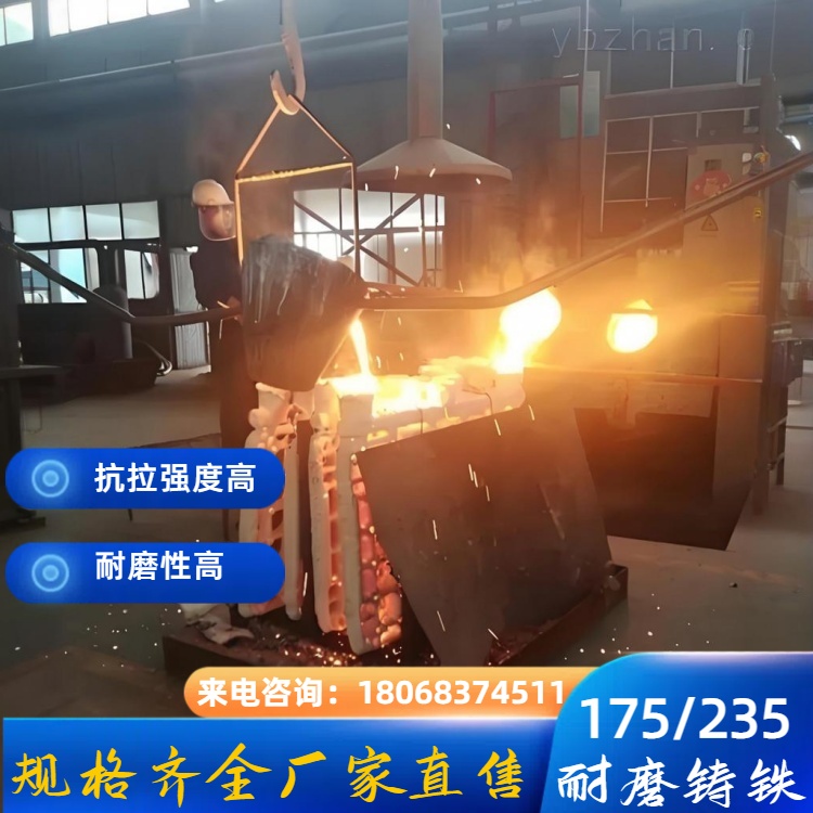 高耐磨 MTCuMo-175 铸铁件 工业级耐磨材料 定制各类耐磨衬板 / 配件