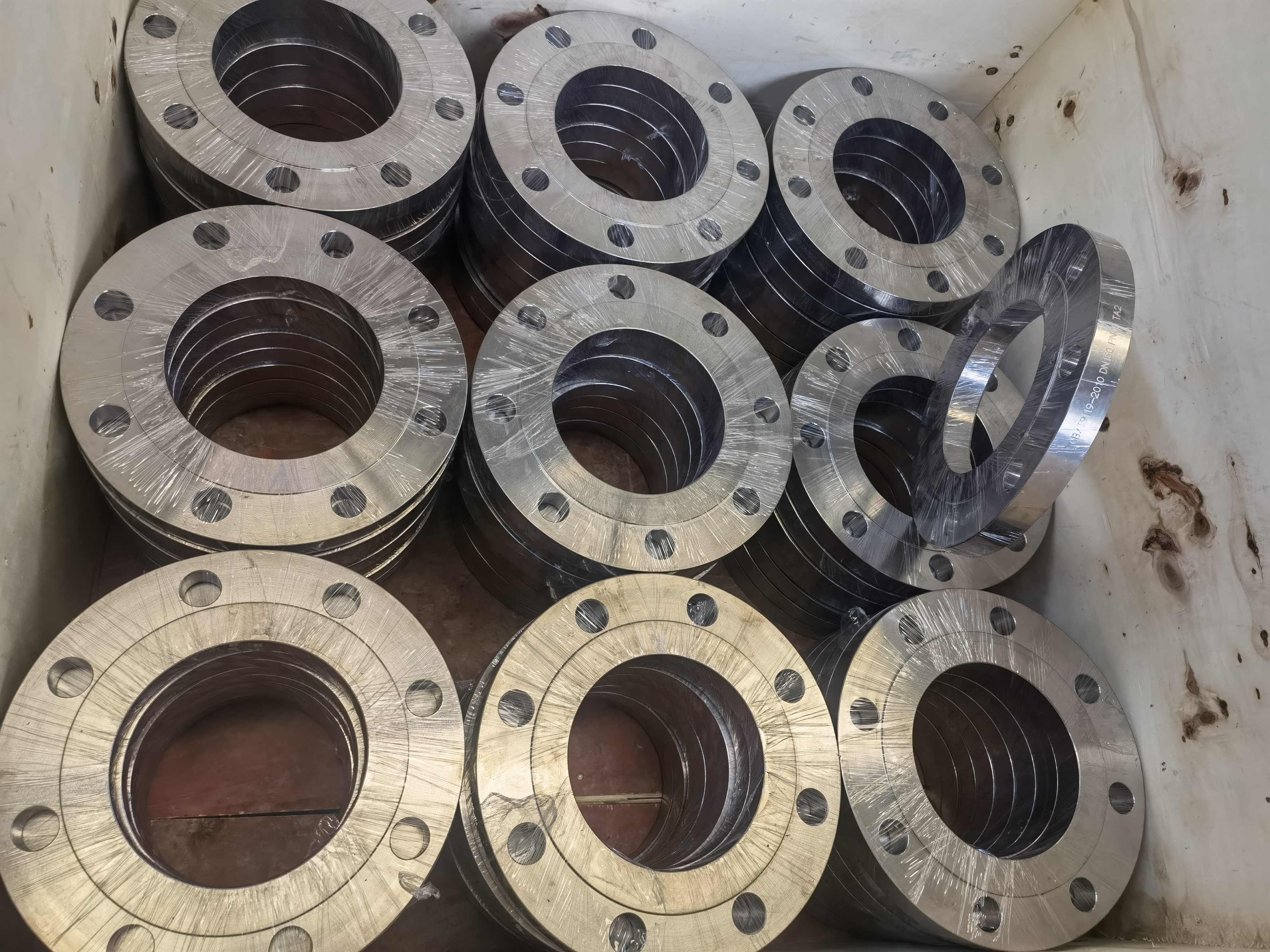 欣旺腾现货TA2钛合金法兰  平焊板式钛法兰  纯钛法兰