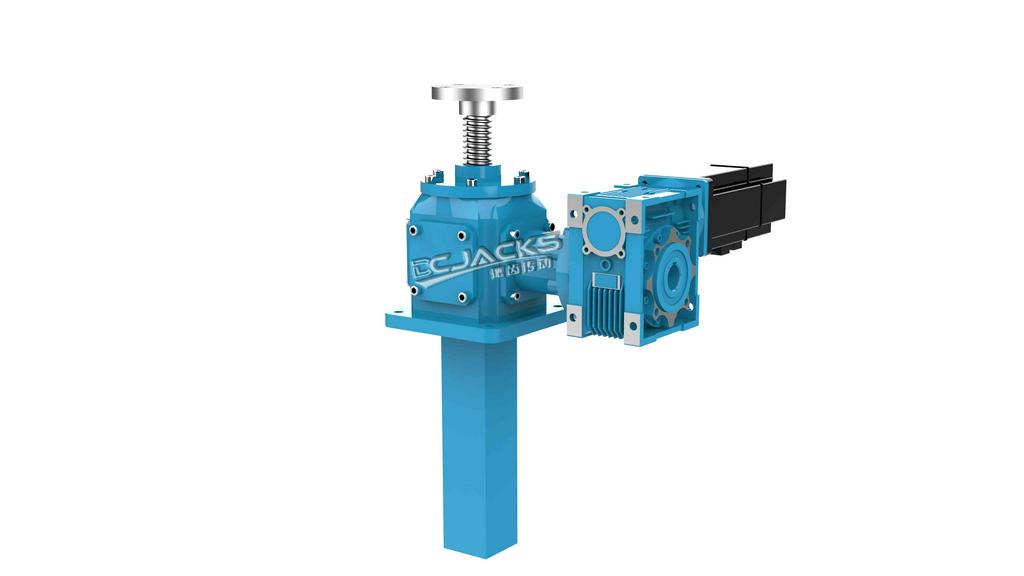 伞齿锥齿轮螺旋丝杆升降机 手动齿条升降器 蜗轮蜗杆减速机