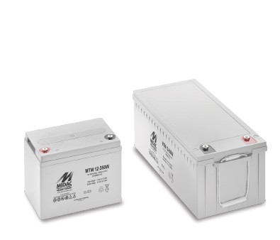 意大利Midac蓄电池12-550阀控式电源EPS蓄电池