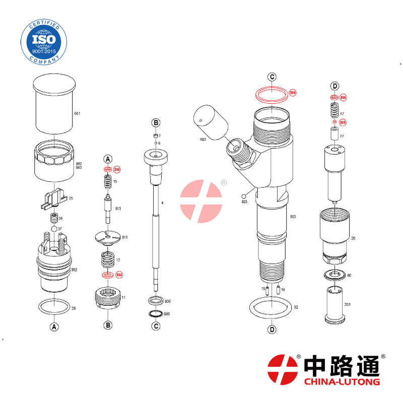 福田4J1轻卡喷油器   0445120231