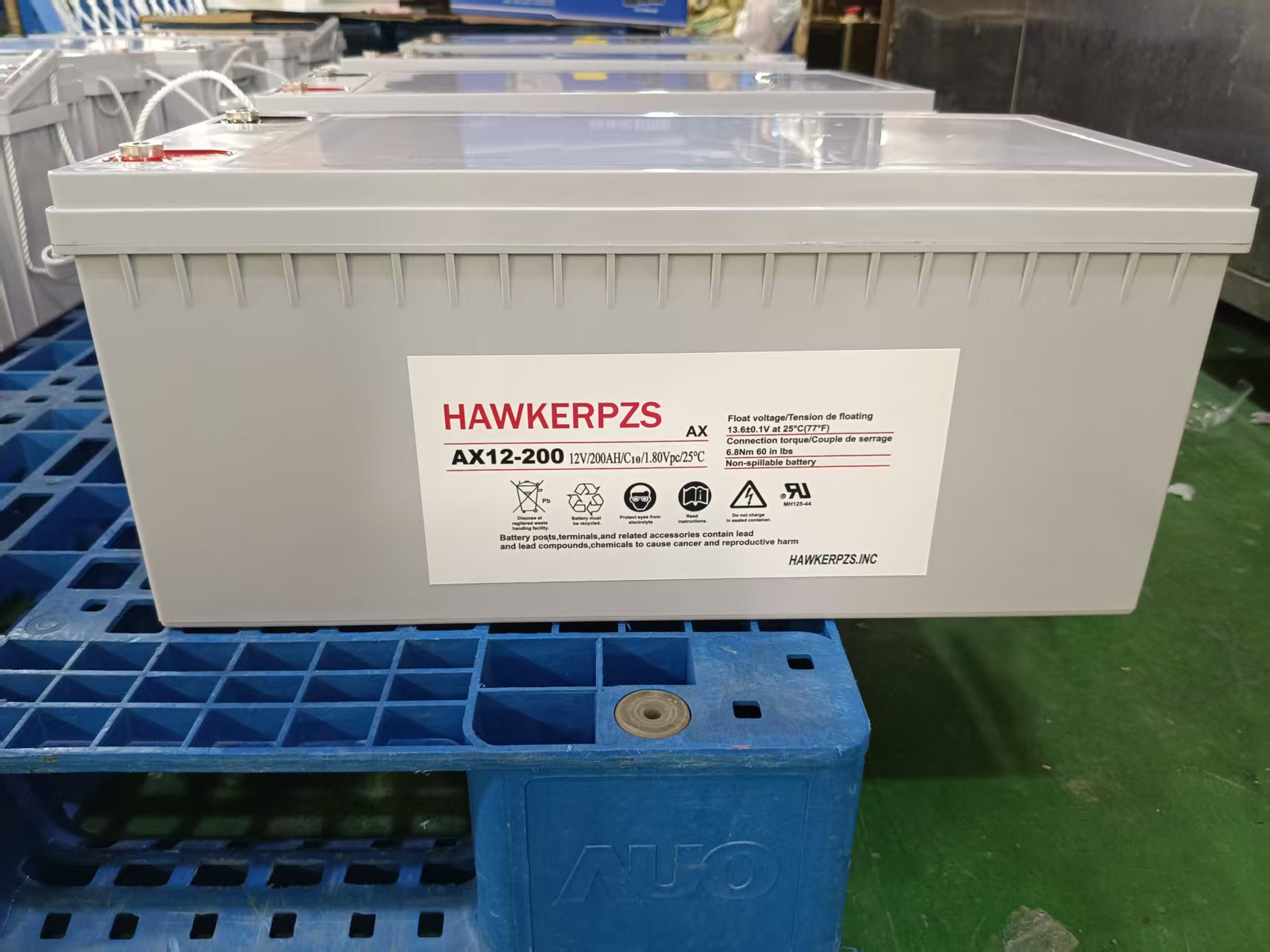 霍克铅酸电池AX12-120 工业级移动设备用