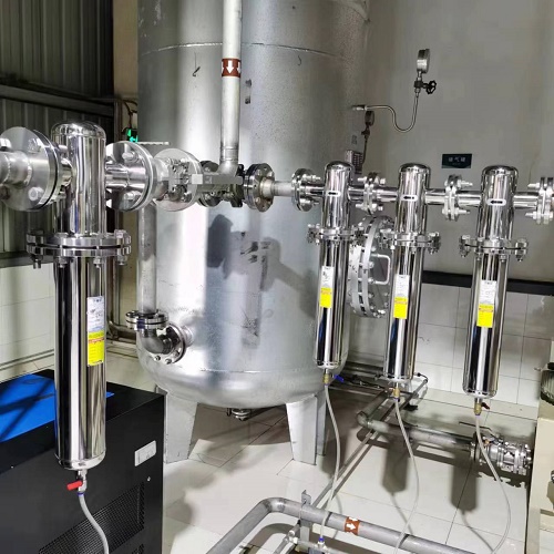 不锈钢高效油水分离器 304不锈钢过滤器 空气净化除菌过滤器