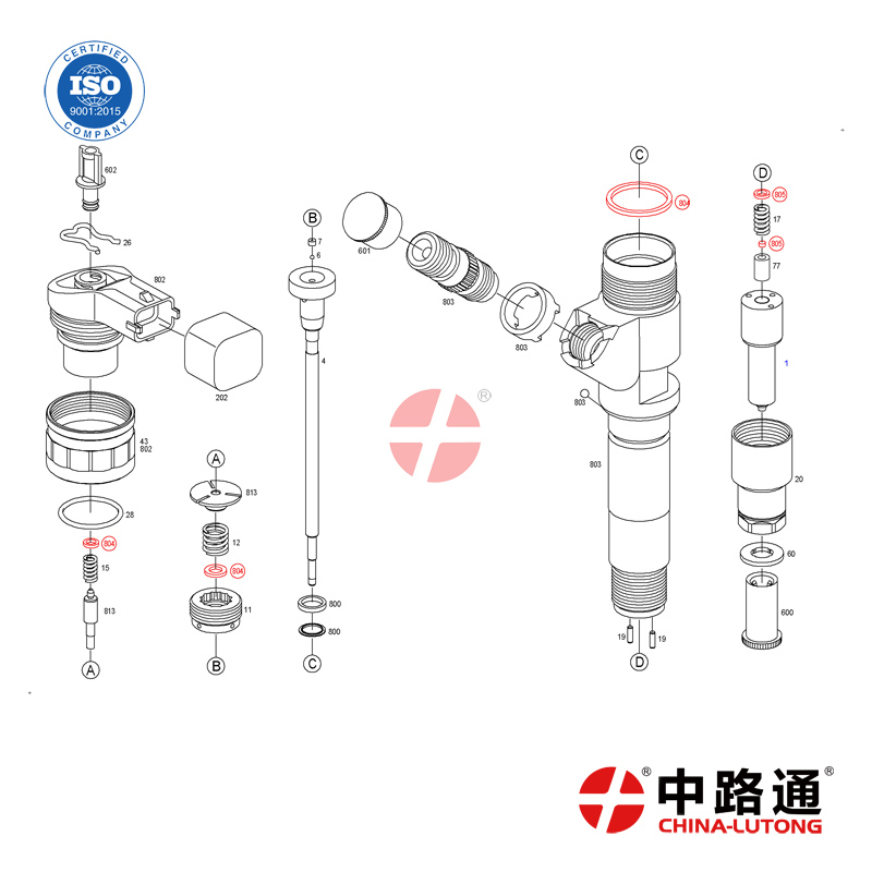 朝柴4102H江淮喷油器  0 445 120 140