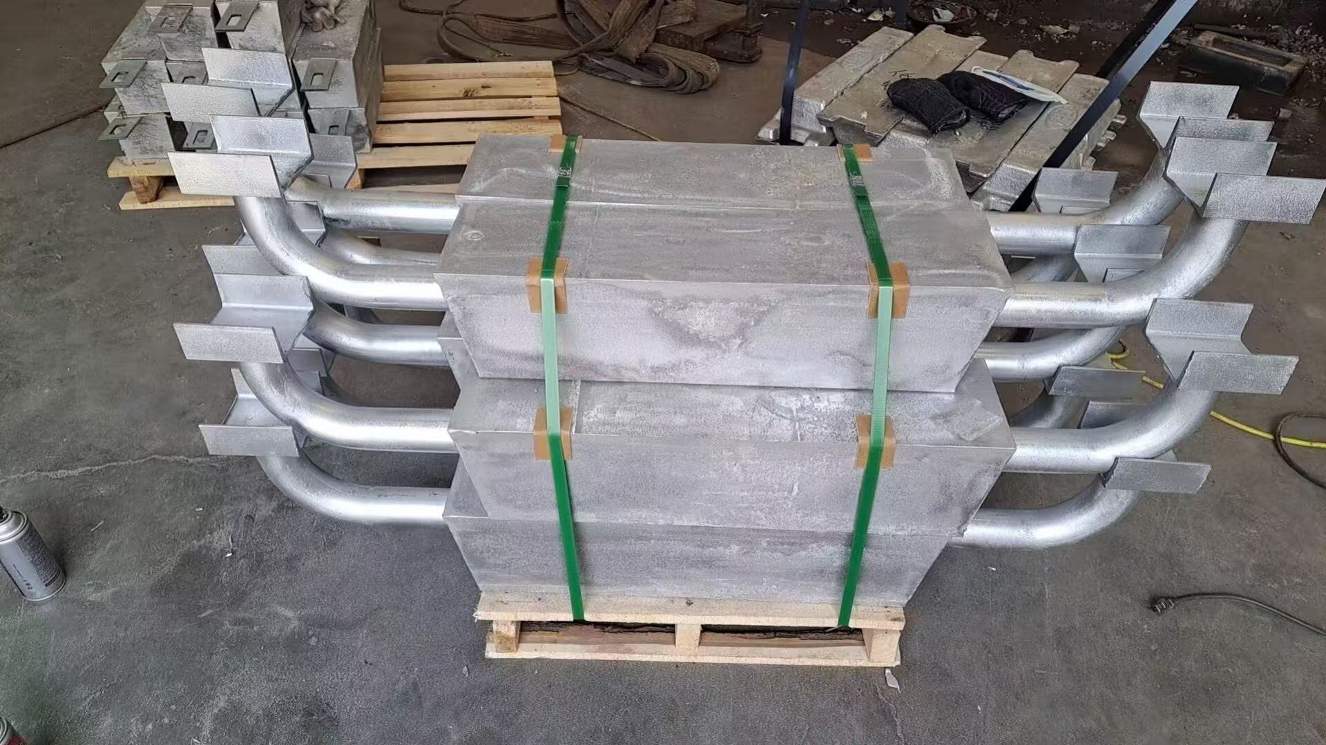 预包装镁阳极管道保护埋地式镁合金牺牲阳极8kg镁棒镁块阴极保护