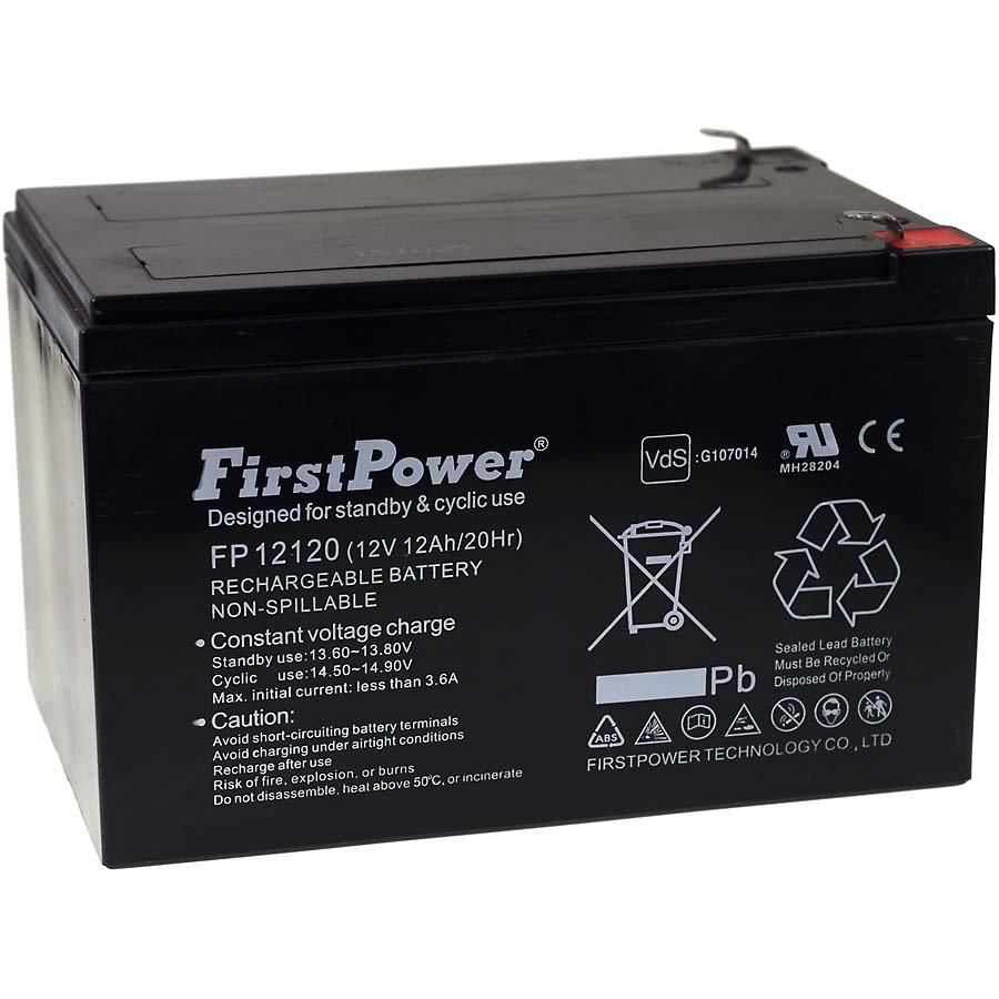 一点Firstpower蓄电池玩具电池LP1270深循环12V7AH原装全新