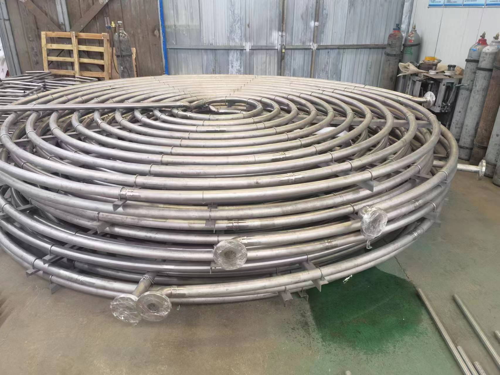 欣旺腾加工TA2钛合金无缝盘管  高精密度化工钛盘管 来图定制钛盘管