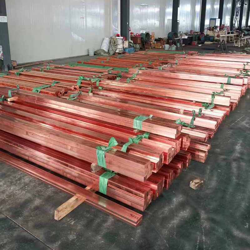 T2紫铜排汇流排导镀锡空开接线铜排连接片地线铜条散热铜排