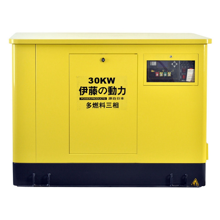 伊藤动力30kw别墅机房全自动汽油发电机