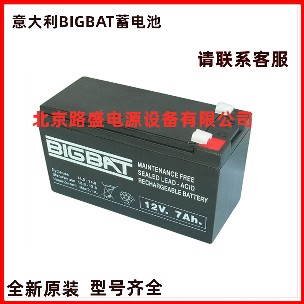 意大利BIGBAT蓄电池12V12Ah 01210铅酸电池