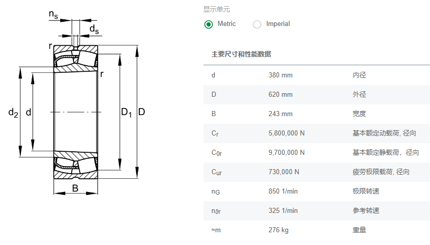 FAG调心滚子轴承24176-BE-XL-K30-C3